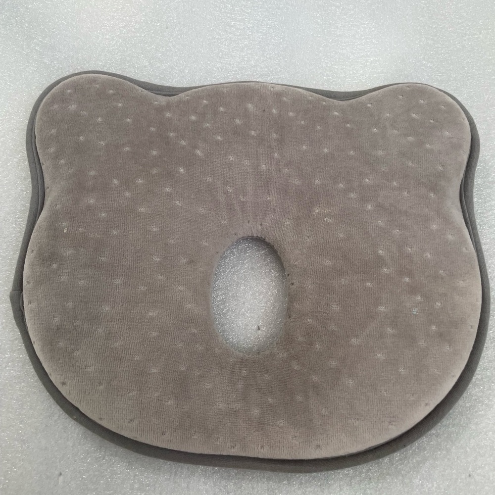 Gray Baby Head Shaping Pillow